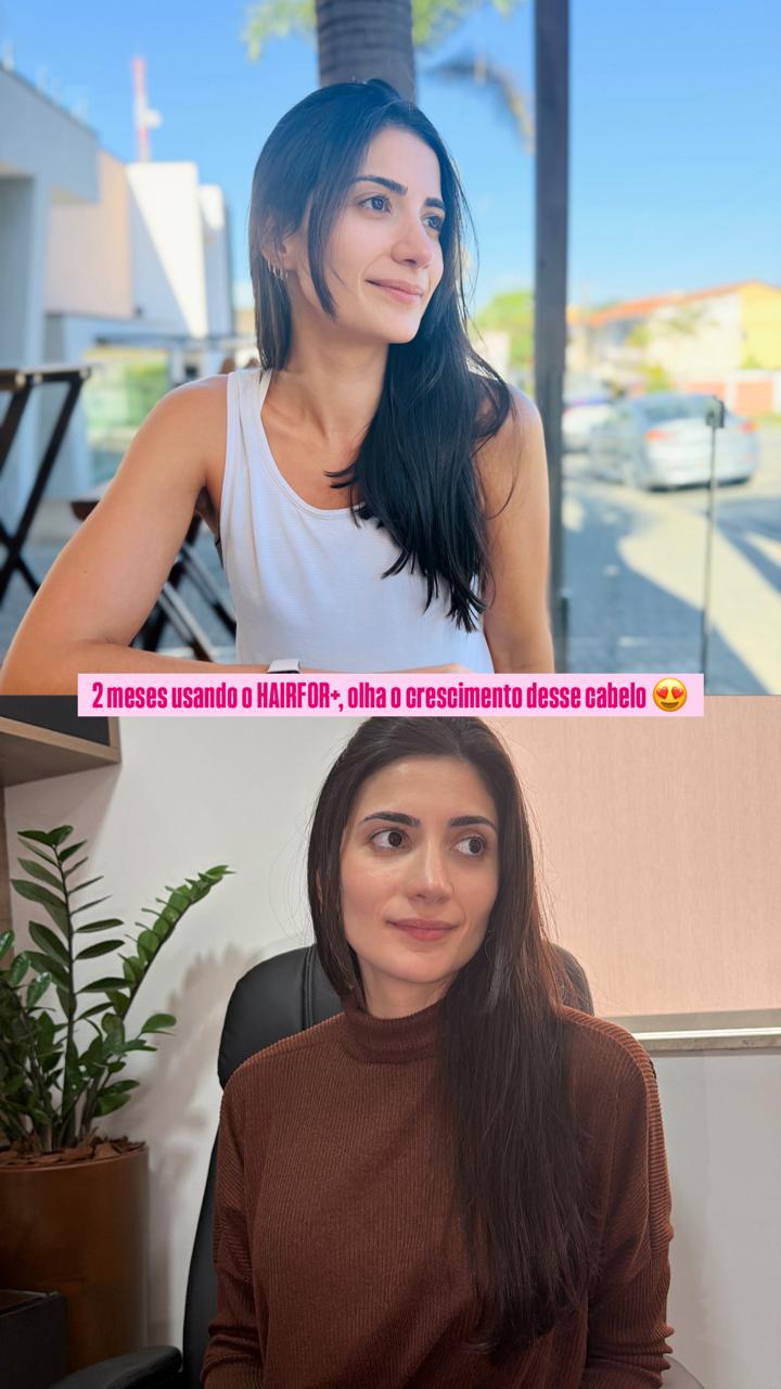 Relato de cliente HairFor+ 18